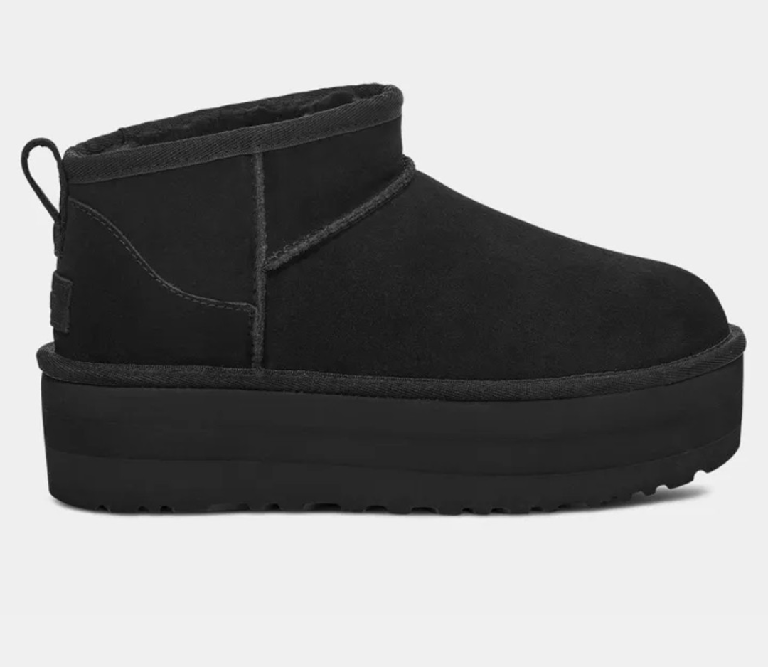 Classic Ultra Mini Platform Γυναικεία Μποτάκια Μαύρα