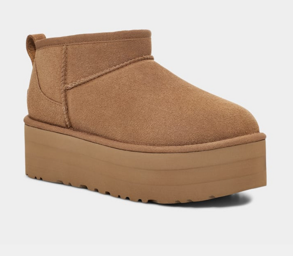 Classic Ultra Mini Platform Γυναικεία Μποτάκια Ταμπά